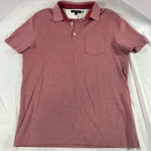 Banana Republic Men's Performance Pique Polo Short Sleeve Casual Size Large